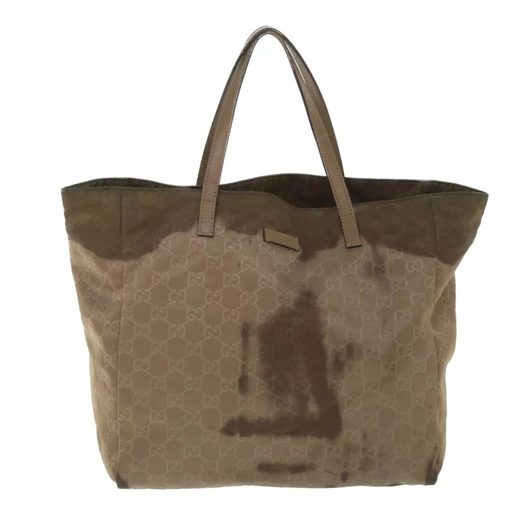 GUCCI GG Canvas Tote Bag Brown 282439 Auth - Picture 3 of 16